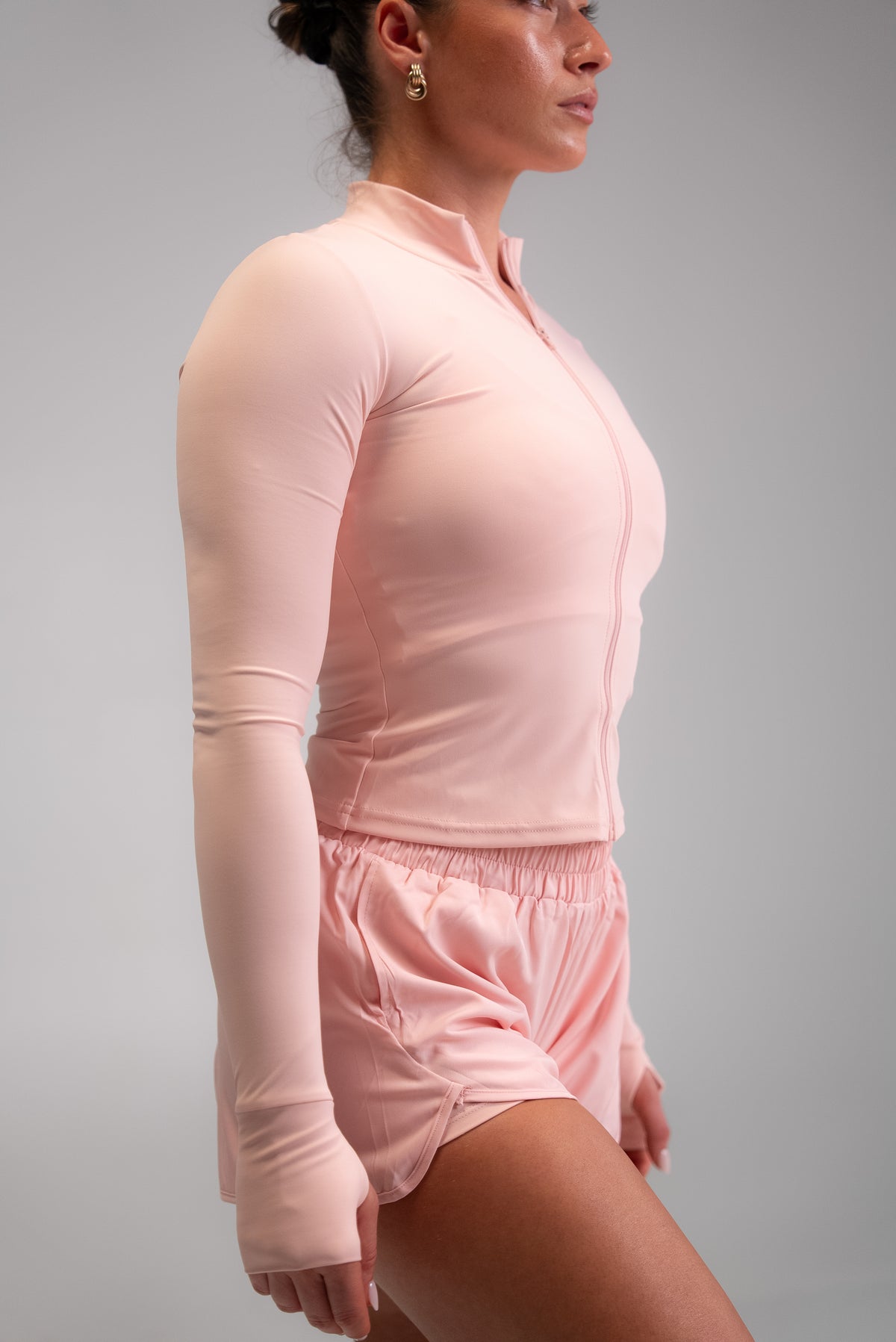 Relay Zip Jacket - Soft Rose