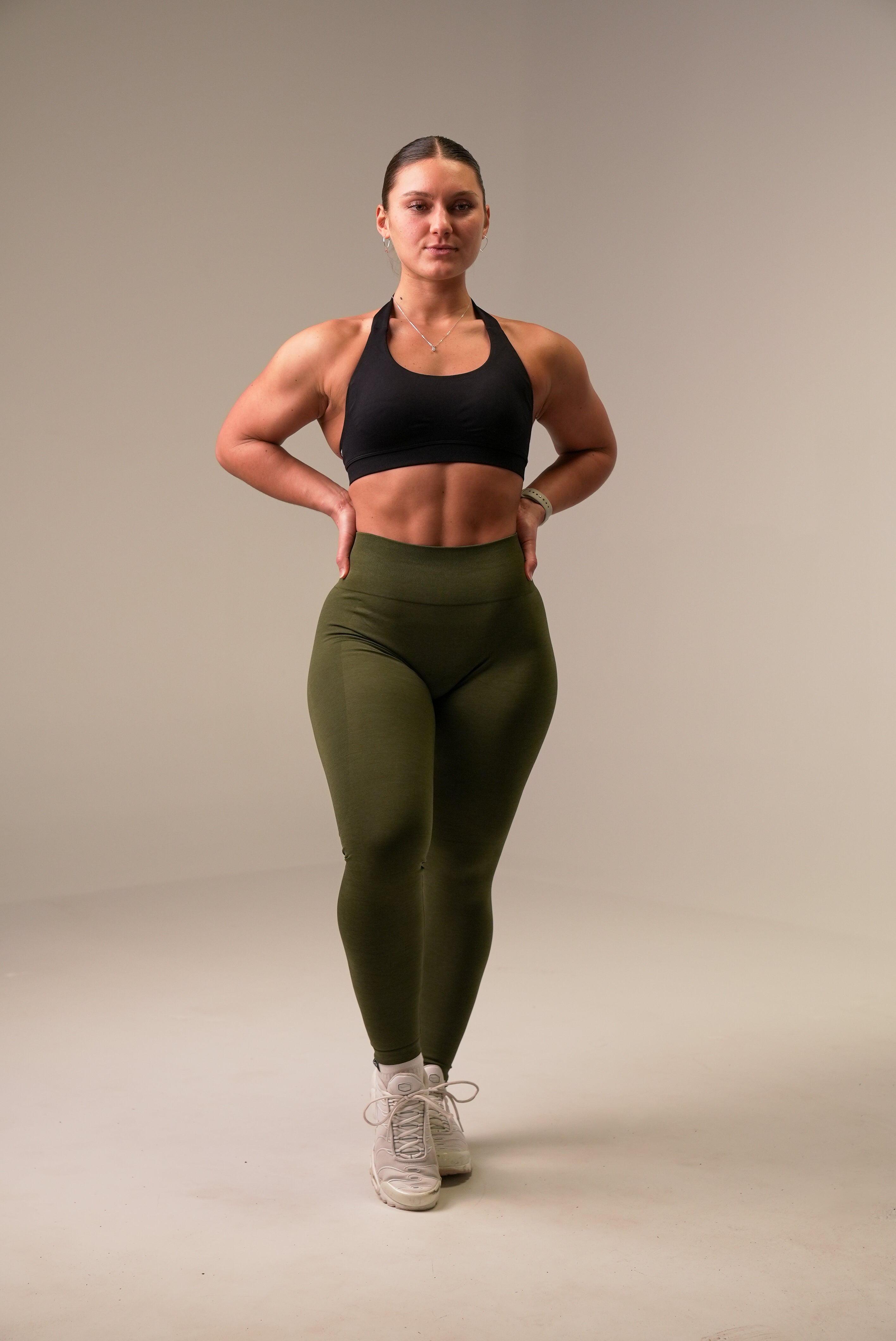 Staple Leggings - Moss