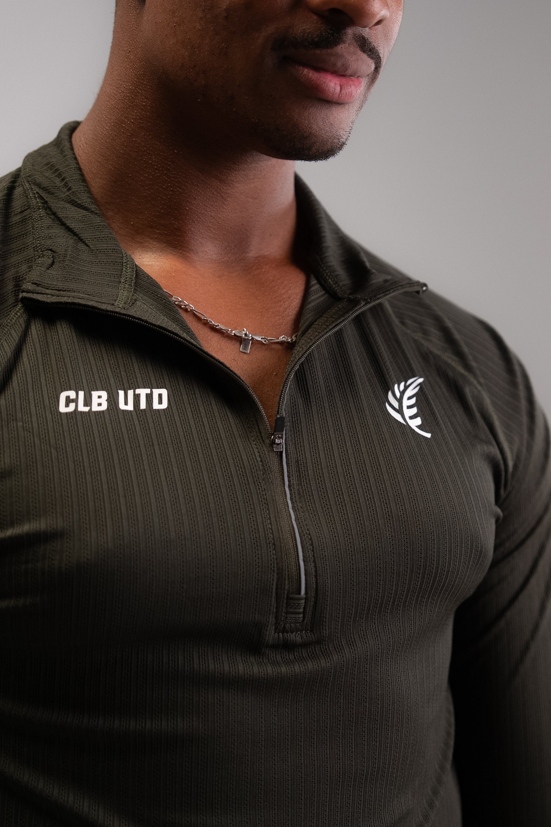 Buildup Half Zip - Moss