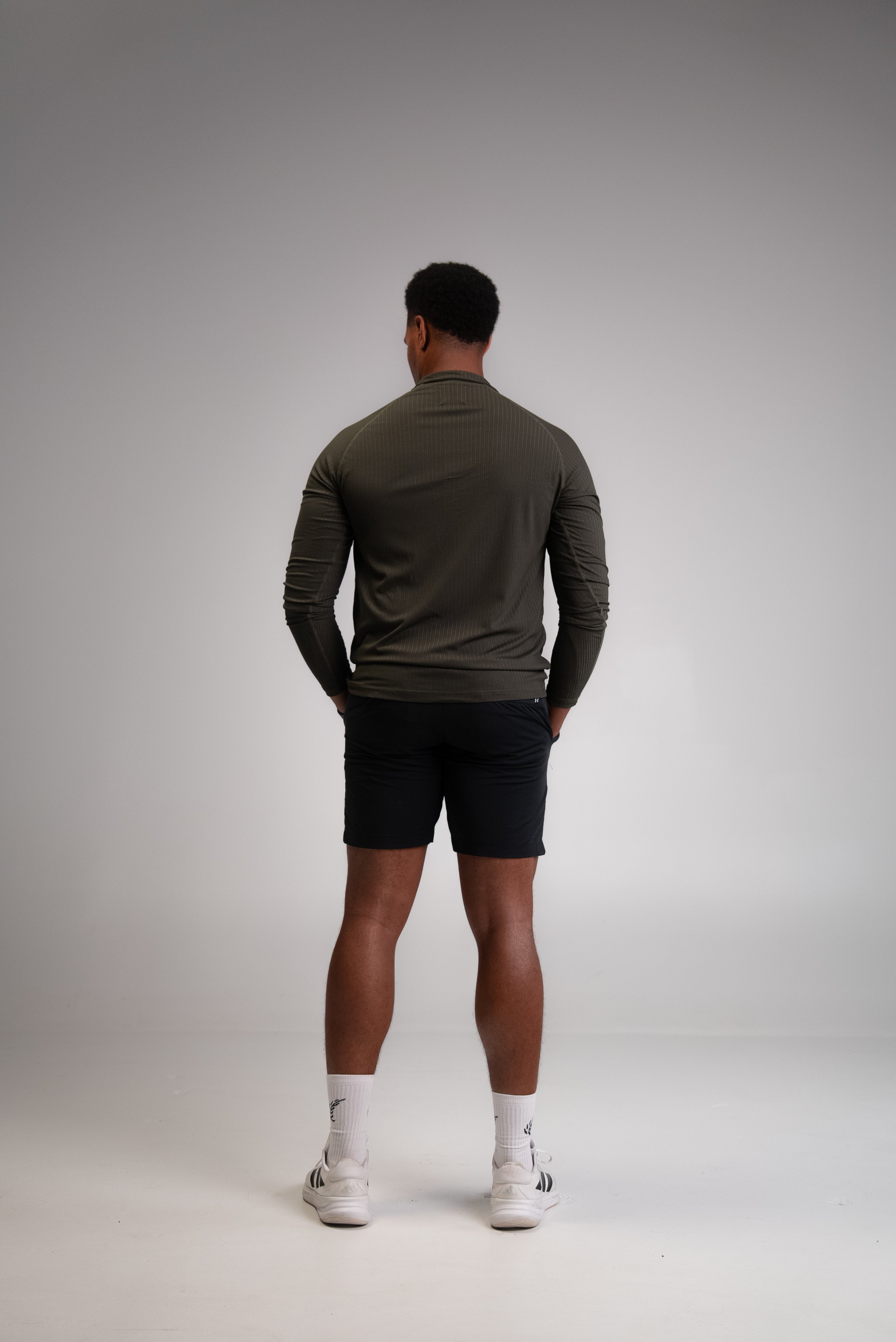 Buildup Half Zip - Moss
