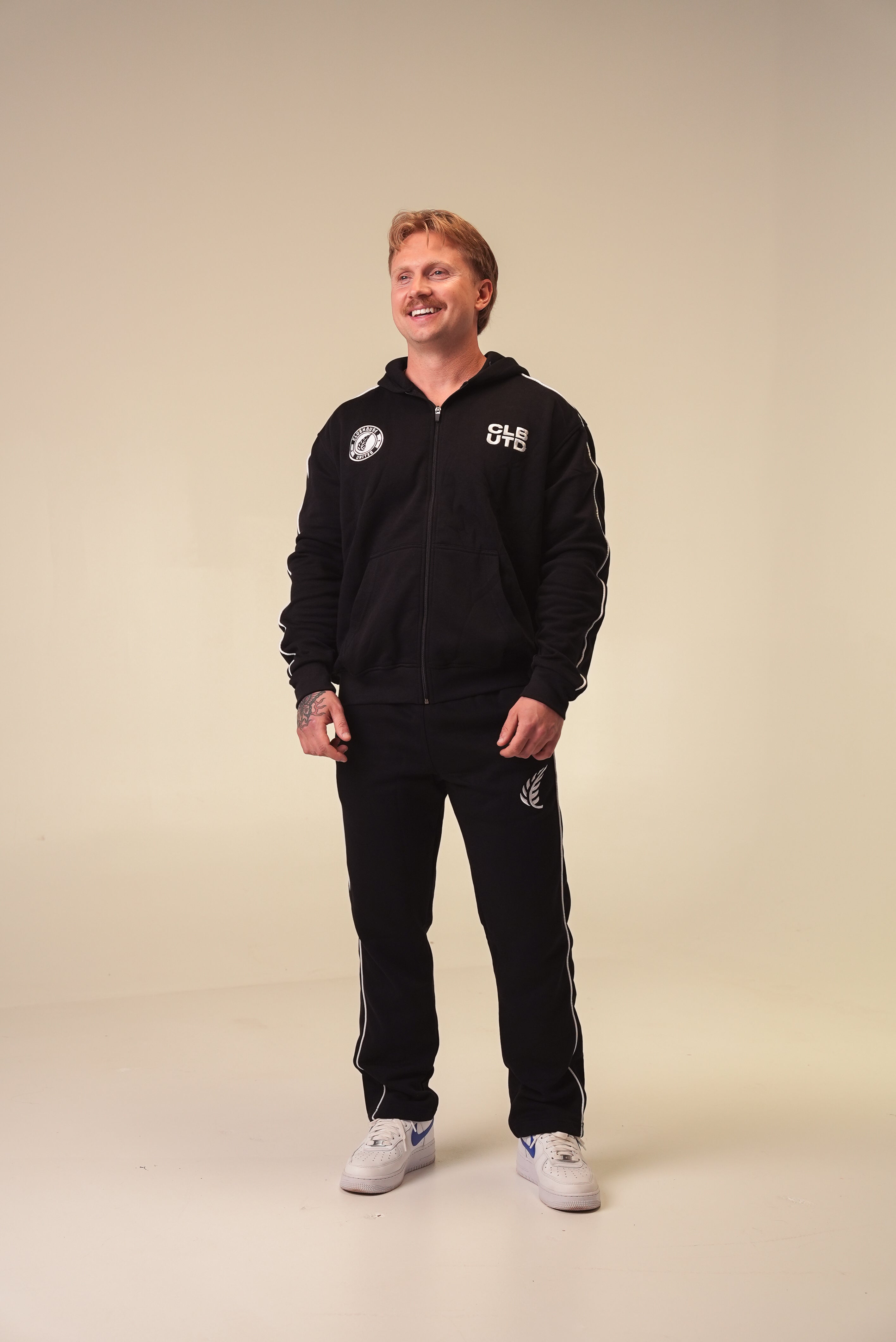 United Zip Hoodie - Black