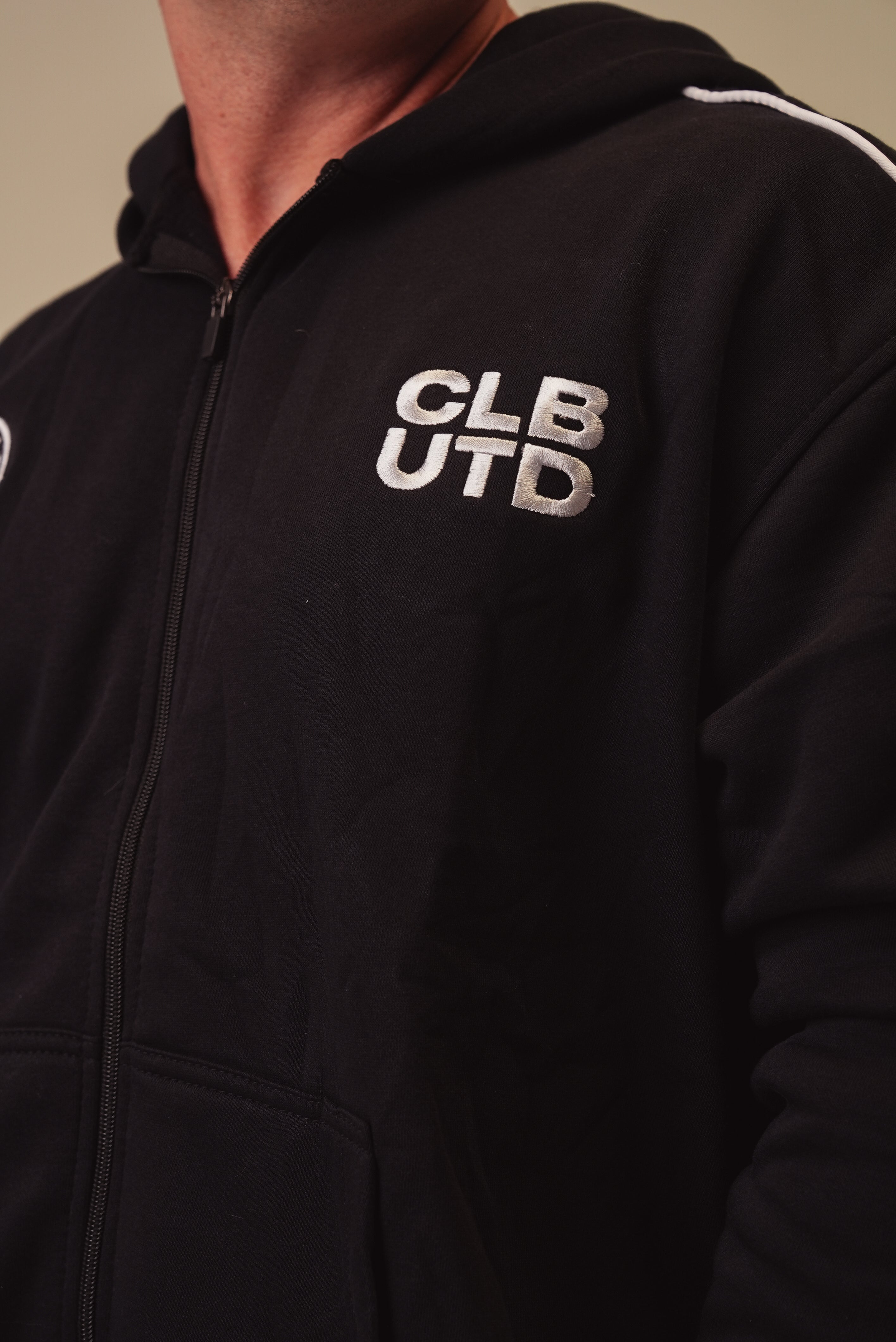United Zip Hoodie - Black