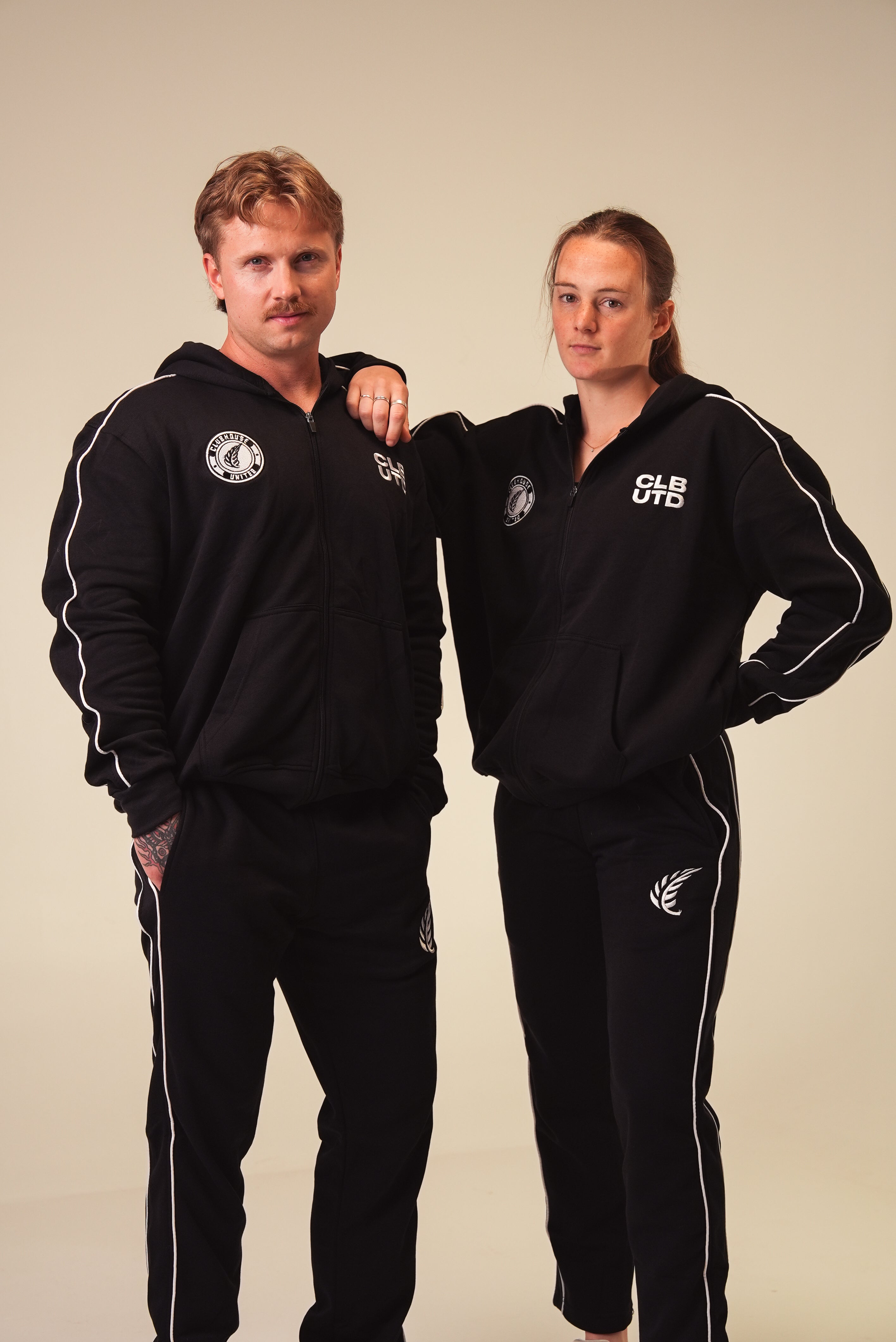 United Zip Hoodie - Black
