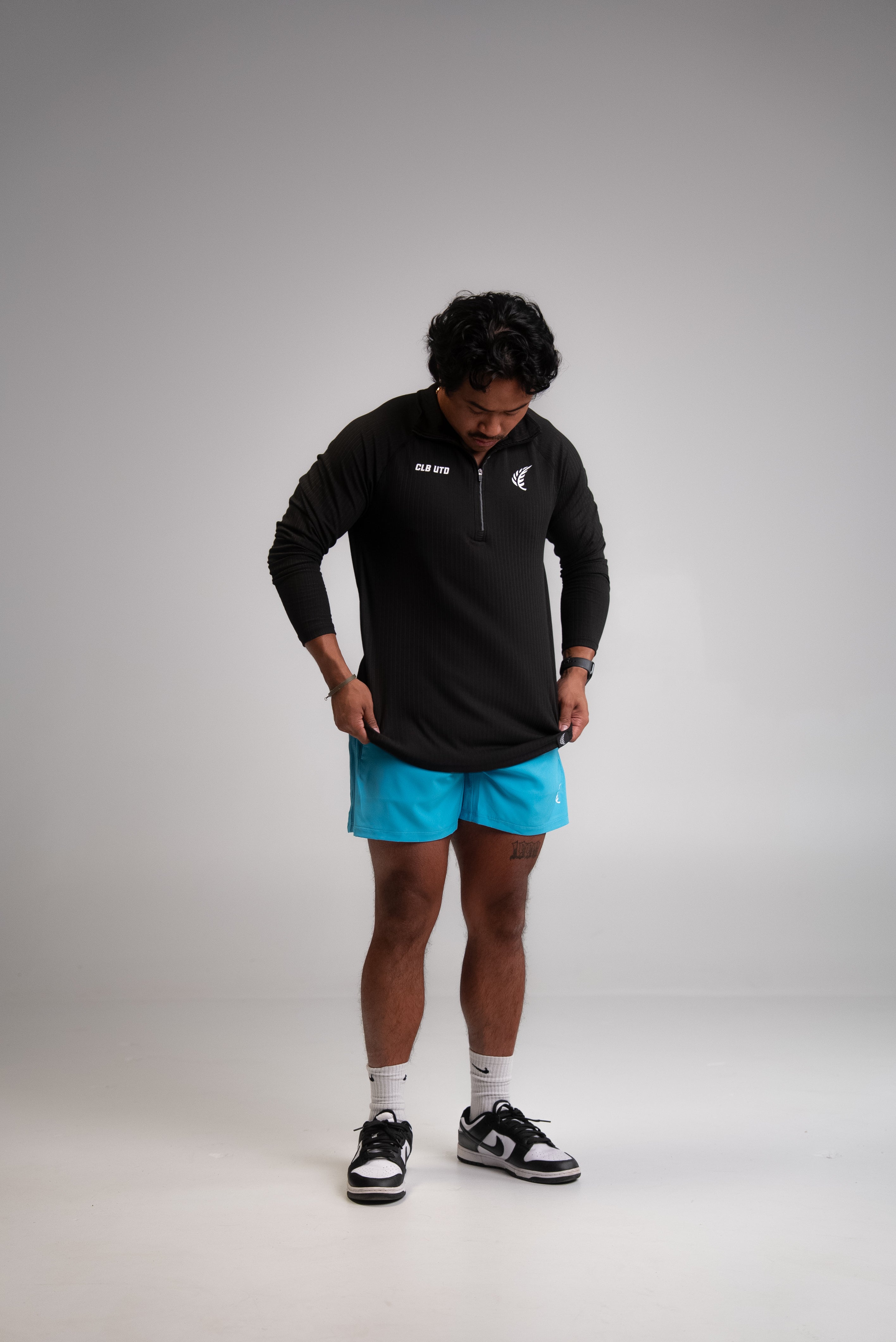 Buildup Half Zip - Black