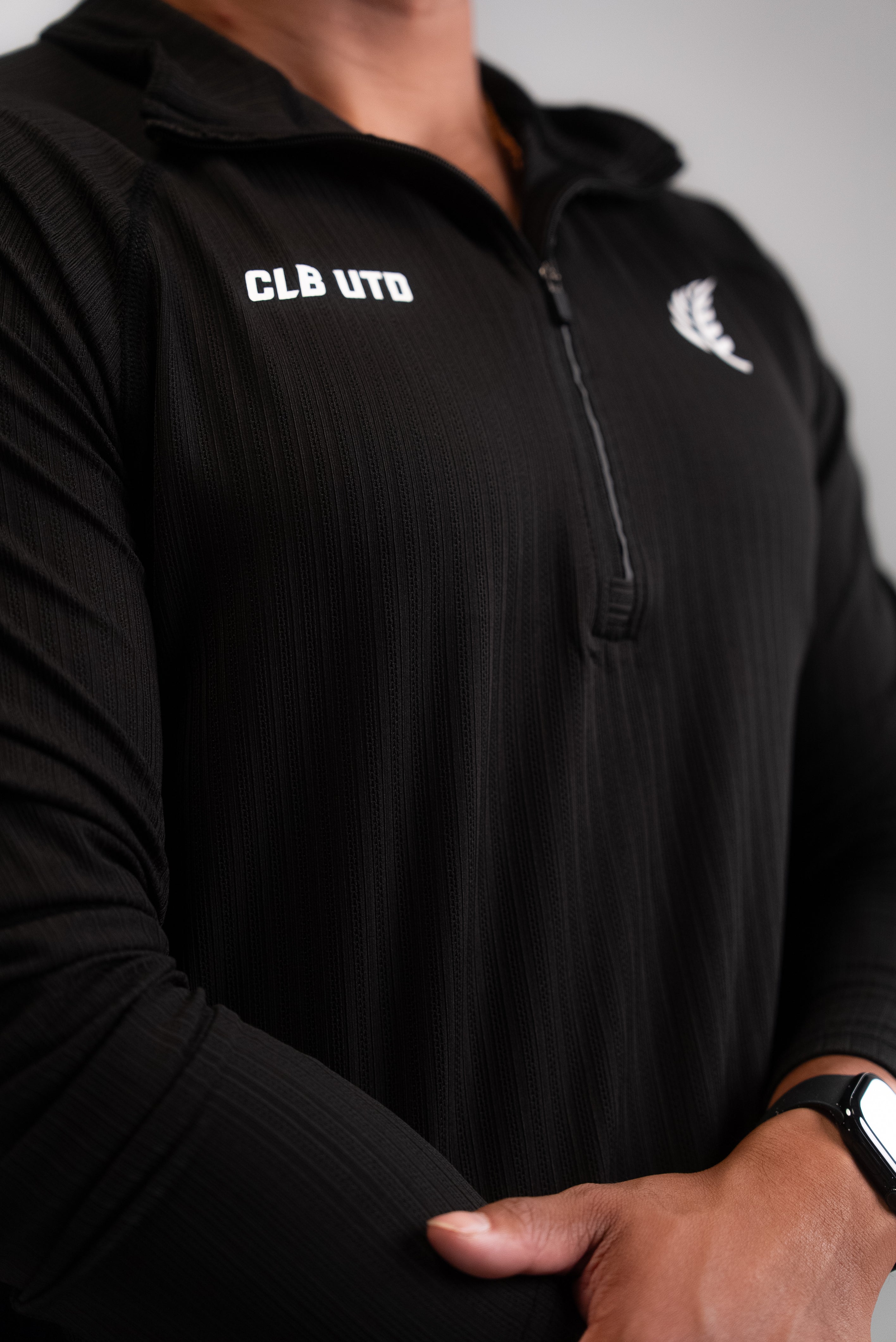 Buildup Half Zip - Black