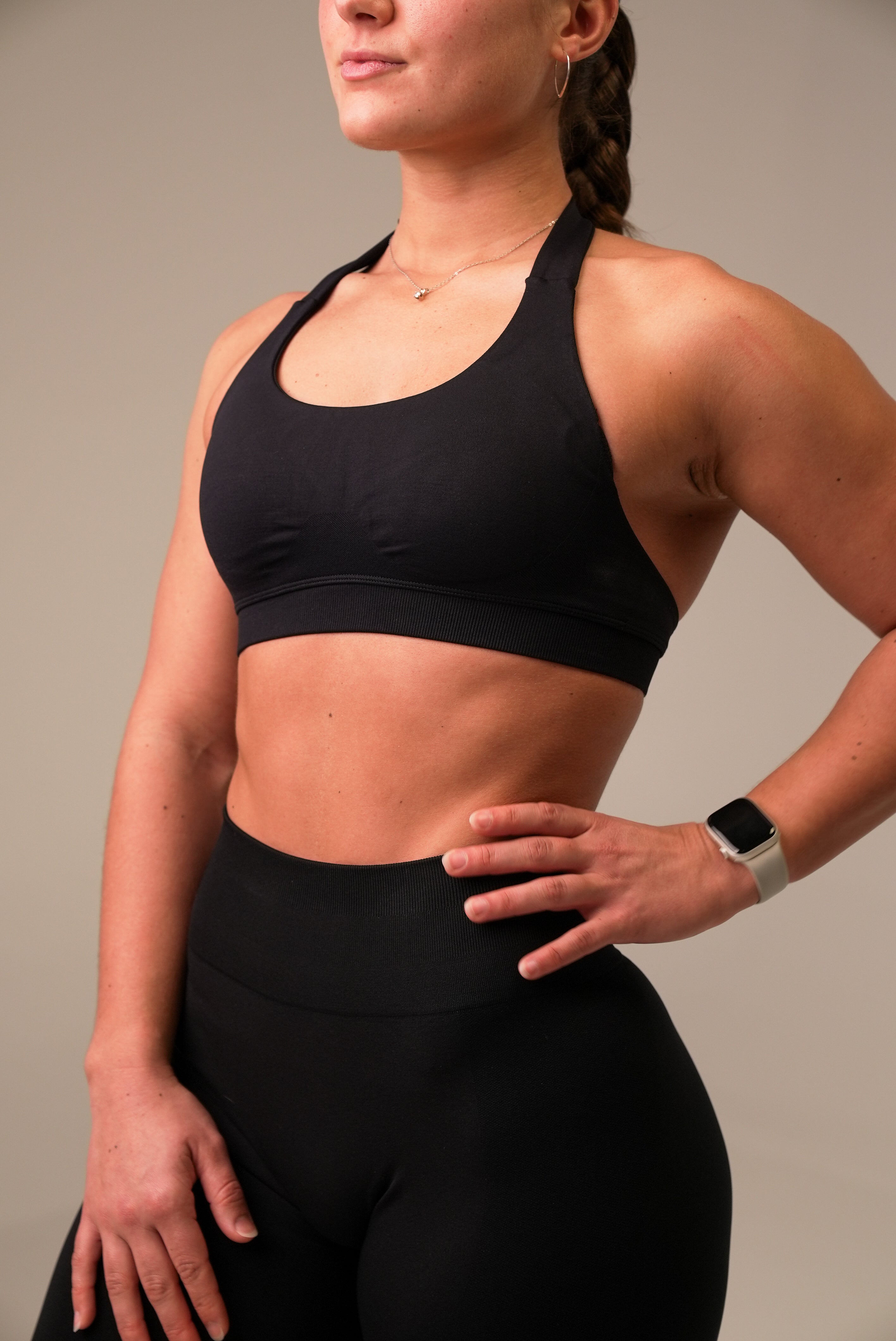 Drive Halter Bra - Black