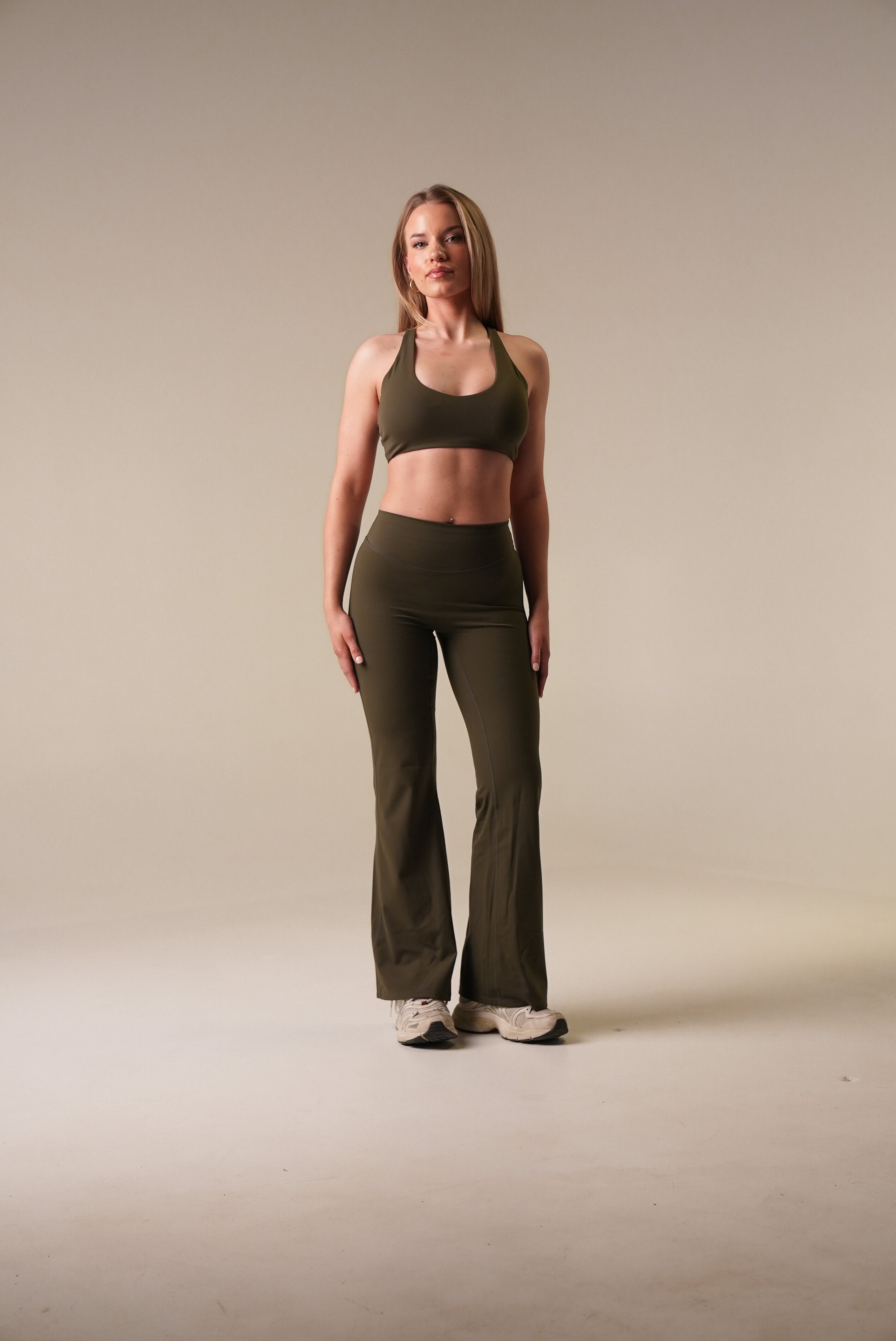 Form Flare Pants - Moss