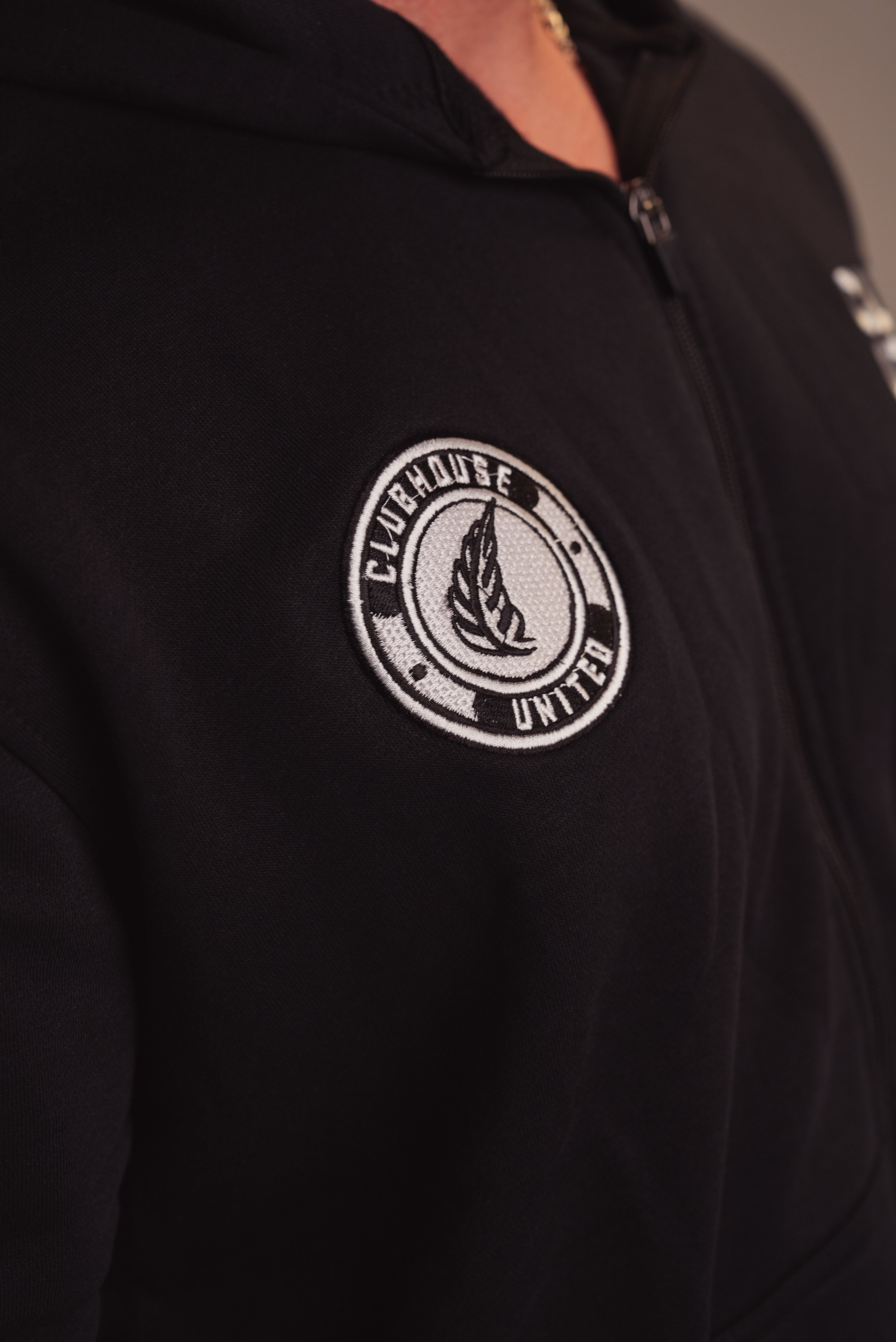 United Zip Hoodie - Black