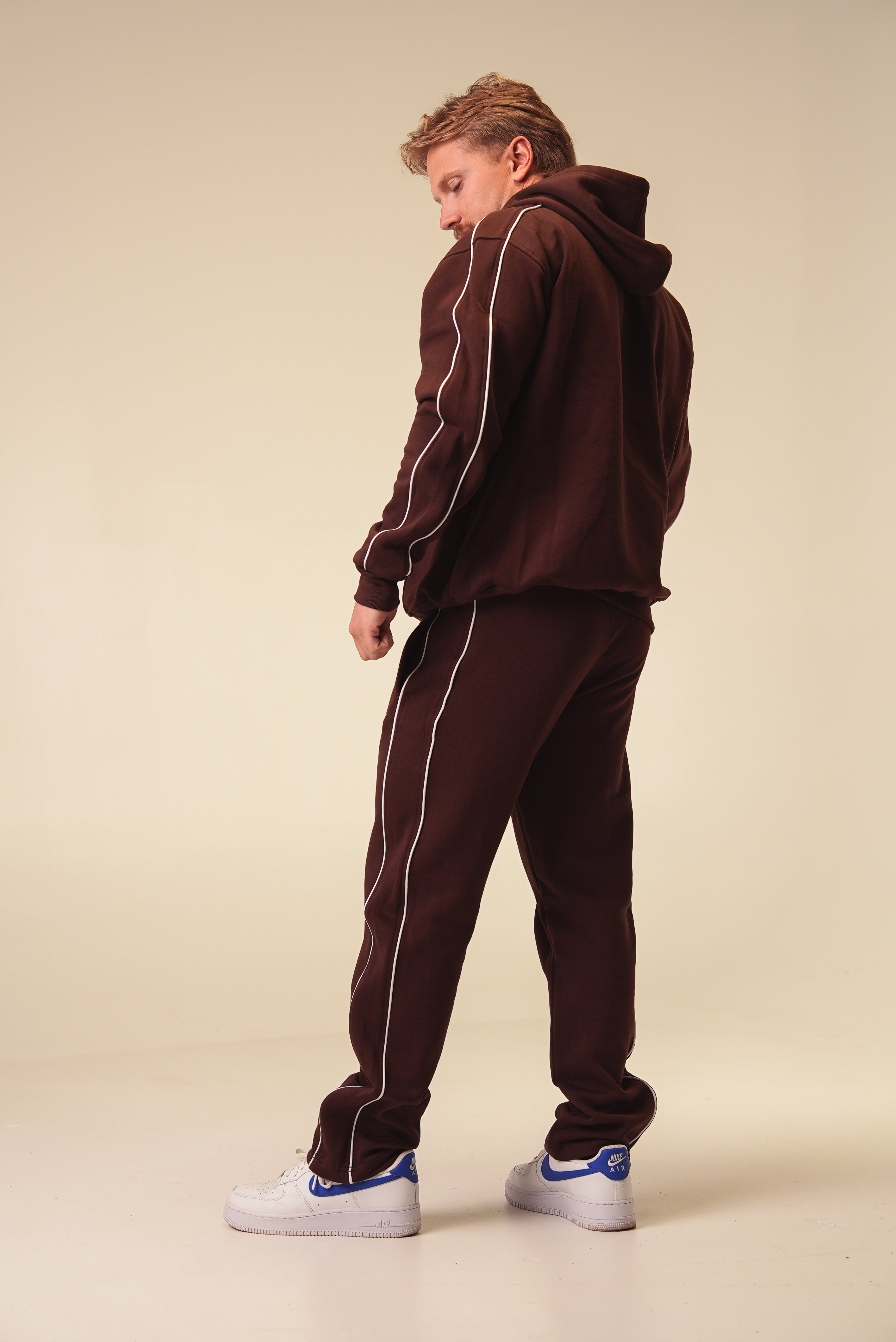 United Zip Hoodie - Umber