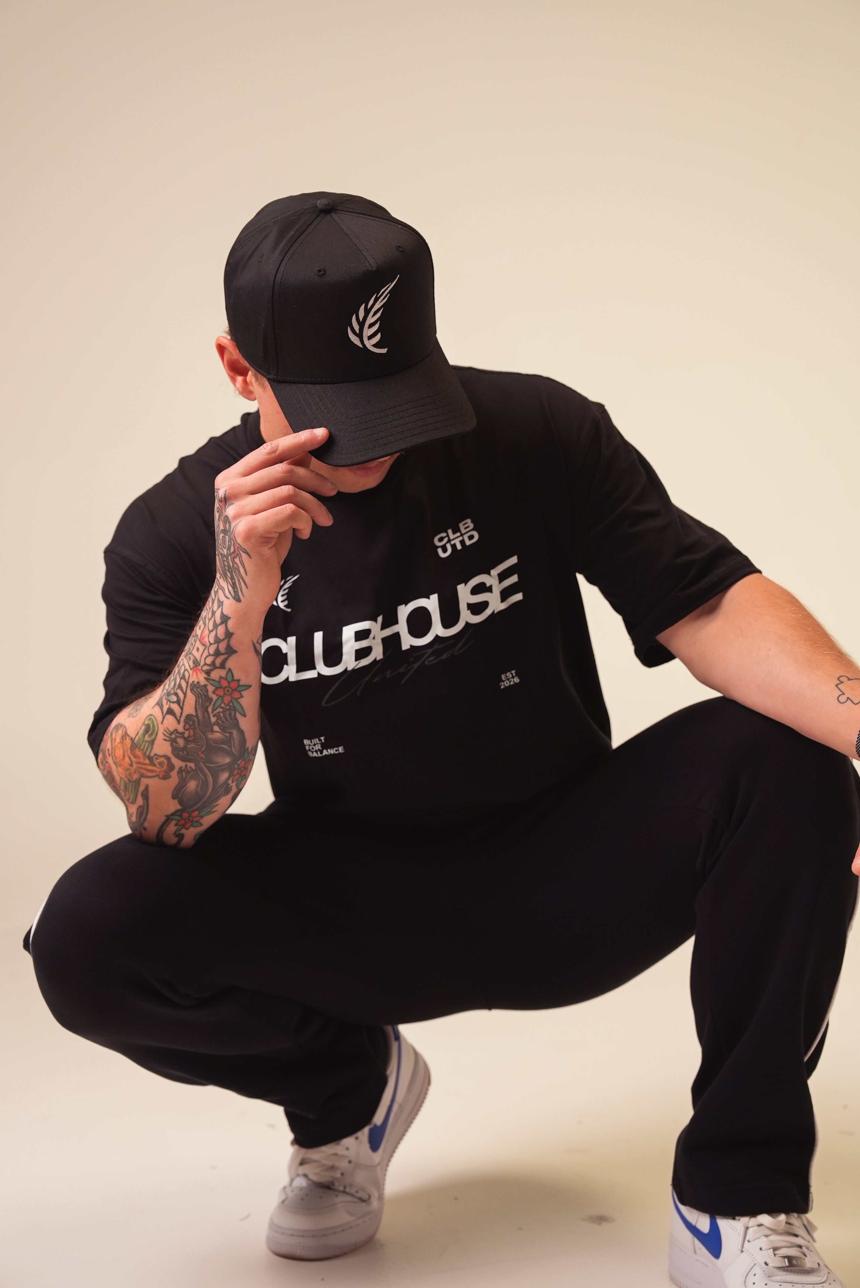 Crest Snapback - Black