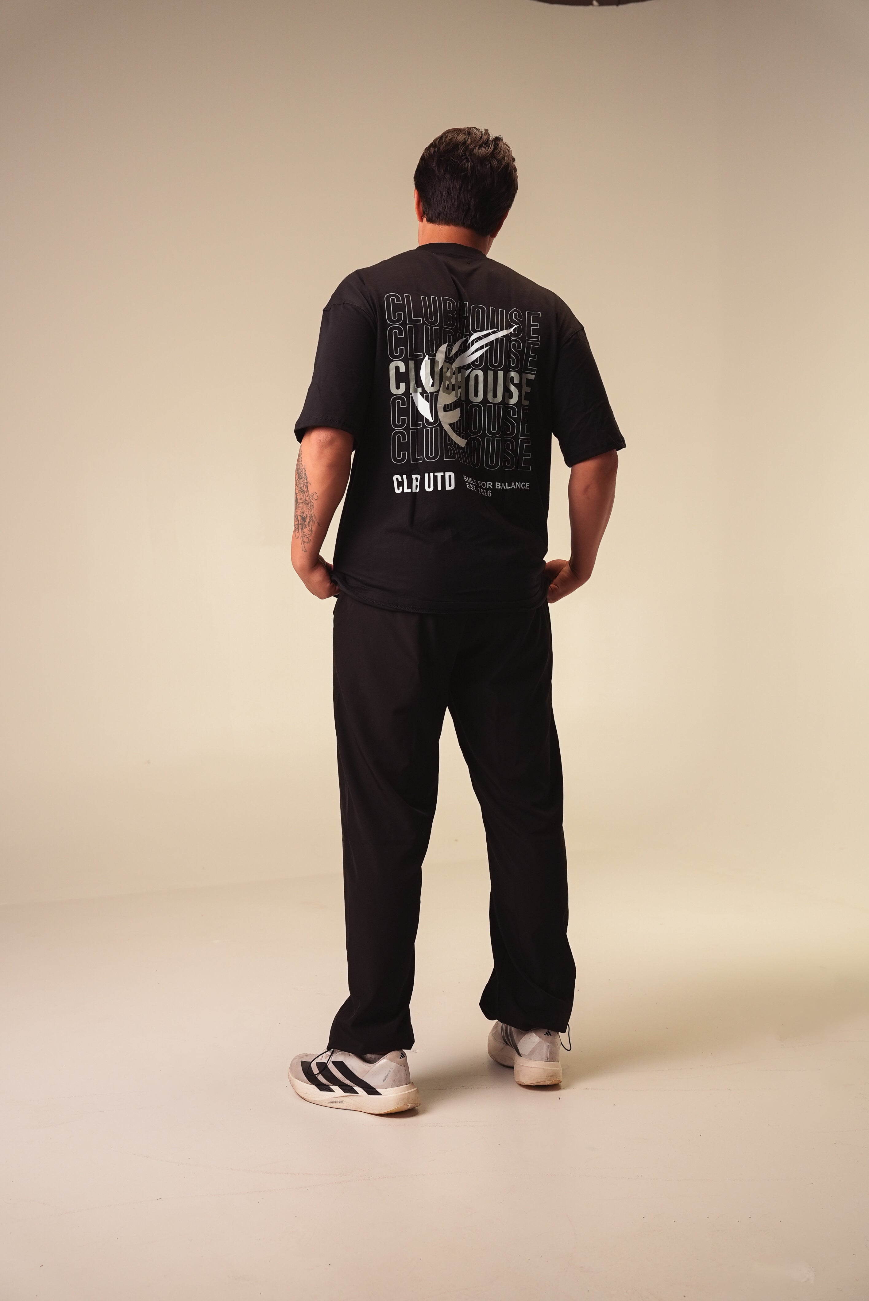 Buildup Oversized Tee - Black
